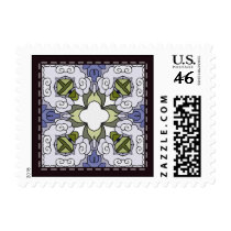 Tile Postage Stamp - 01 by ArtbyJean Tile Postage Stamp - 01