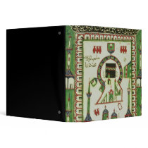 Tile with a representation of Mecca Vinyl Binder