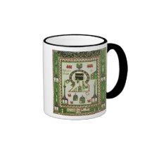 Tile with a representation of Mecca Coffee Mugs
