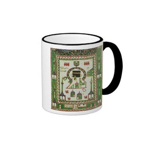 Tile with a representation of Mecca Coffee Mugs
