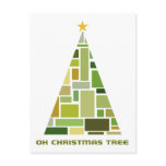 Tiled Christmas Tree postcards