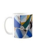 Tiled coffee cup mug