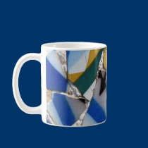 Tiled coffee cup mugs