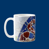 Tiled coffee cup mugs