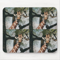 Tiled Cute Giraffe Mousepad by Bismillah101 Tiled Cute Giraffe Mousepad