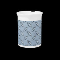 Tiled diamond plate pitchers