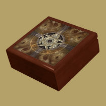 Tiled Fractal Pentacle gift boxes