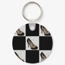 Tiled Heels keychains