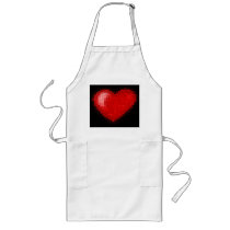 Tiled Mosaic Hearts Apron