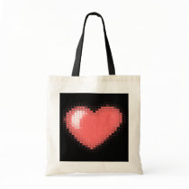 Tiled Mosaic Hearts (Pink) Bag