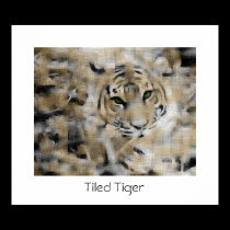Tiled Tiger posters