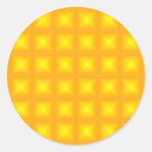 Tiled Tile Reflective Pattern Design Round Stickers