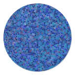 tiles blue sticker