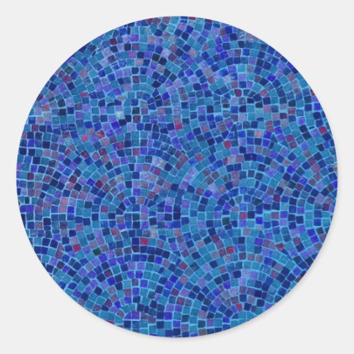 tiles blue sticker