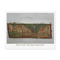 Tiles in Curb - New Hope, Pennsylvania postcards by evelynrapp Tiles in Curb - New Hope, Pennsylvania postcards