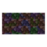 Tiles in Rainbow Photo Card Template