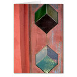 tiles wall greeting card