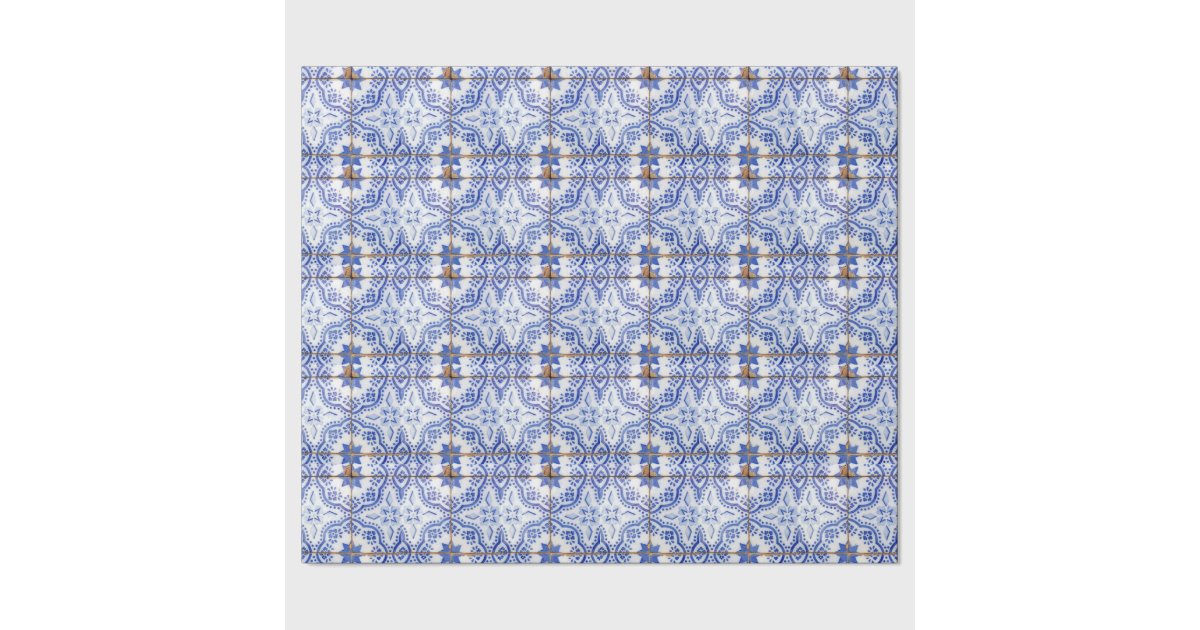 Tiles Wrapping Paper Zazzle