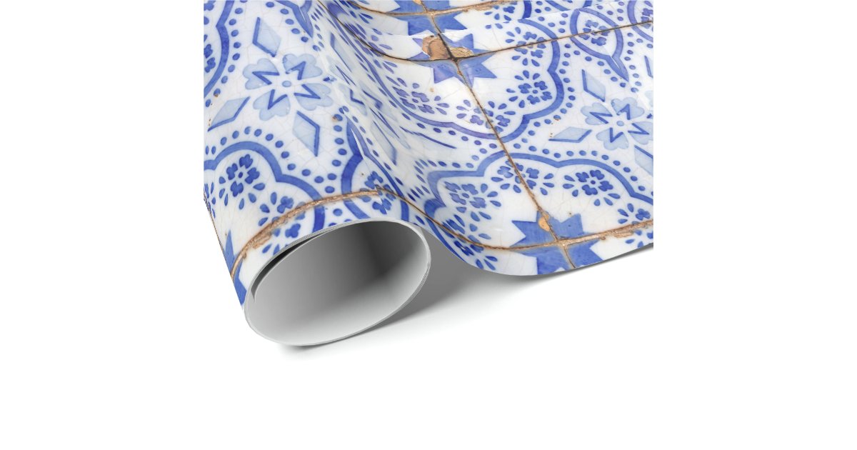 Tiles Wrapping Paper Zazzle