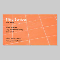Tiling Services Business Card business cards