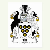 Till Family Crest Postcard