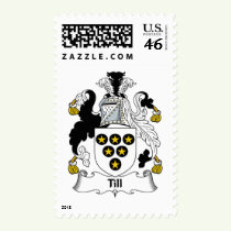 Till Family Crest Stamps