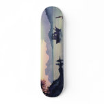 "Tillamook Bend" Landscape Watercolor Skateboard "Tillamook Bend" Landscape Watercolor Skateboard