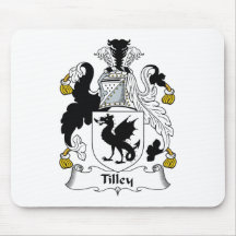 Tilley Family Crest Mouse Mats