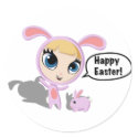 Tilly and CreamPuff Happy Easter! stickers