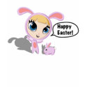 Tilly and Creampuff Happy Easter! t-shirts