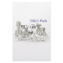 Tilly's Pack stationery by 4RV_Publishing Tilly's Pack stationery