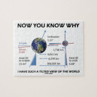 Tilted View Of The World (Orbital Variation) Puzzle