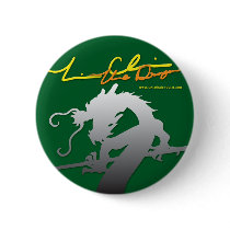 Tim "The Dragon" Chin Signed Button