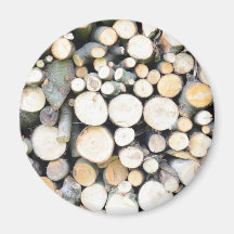 Timber background refrigerator magnet