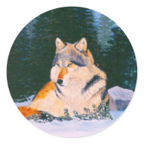Timber Wolf Sticker by bmthour Timber Wolf Sticker