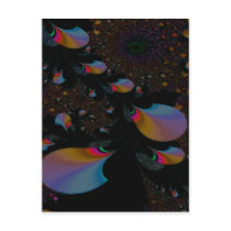 Time And Space 3 ~ Abstract Art Print Postcard