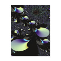 TIME AND SPACE 4 ~ ABSTRACT ART PRINT POSTCARD
