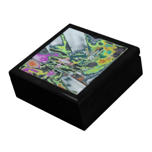 Time and Space - Floating Abstract Creation Jewelry Box