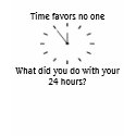 Time favors no one T-Shirt