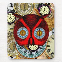 Time Flies Clocks Mousepad