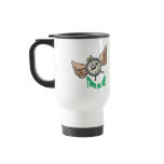 Time Flies ~ Flying Alarm Clock Word Play mugs