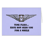 Time Flies Greeting Card