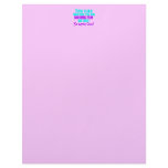 Time Flies - Have Fun! Customized Letterhead
