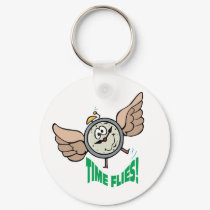 Time Flies keychains by alternateworlds Time Flies keychains