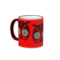 Time Flies Night Owl Mug by Jaenne Time Flies Night Owl Mug