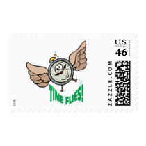 Time Flies postage by alternateworlds Time Flies postage
