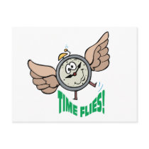 Time Flies postcards