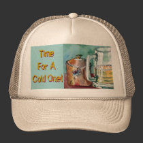 Time for a Cold One hats