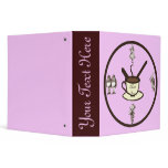 Time for a Mad Tea Party 3 Ring Binder