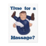 Time for a Massage? postcard I
